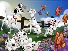 101 Dalmatians Games, 101 Dalmatians Nature Puzzle, Games-kids.com