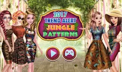 Girl Games, 2017 Trend Alert Jungle Patterns, Games-kids.com