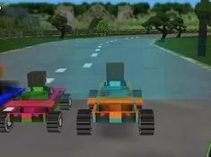 Minecraft Games, 8 Bits 3D Racing, Games-kids.com