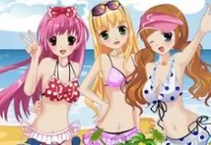 Girl Games, A Beach Day, Games-kids.com