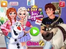 Frozen  Games, A Day In Ice Kingdom, Games-kids.com