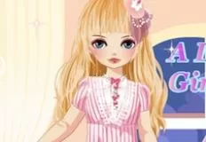 Girl Games, A Lovely Shy Girl Dress Up, Games-kids.com