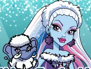 Monster High Games, Abbey Bominable Icy Makeover, Games-kids.com