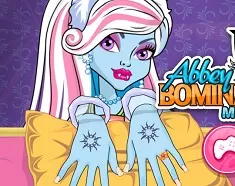 Monster High Games, Abbey Bominable Manicure, Games-kids.com