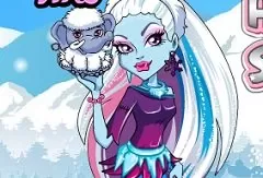 Monster High Games, Abbeys Snow Monster, Games-kids.com