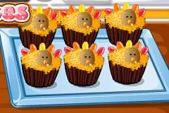 Cooking Games, Addicted to Dessert Thanksgiving Cupcakes, Games-kids.com