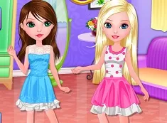 Girl Games, Adeline and Juliana Dress Up, Games-kids.com