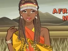 Girl Games, African Girl Make Up, Games-kids.com