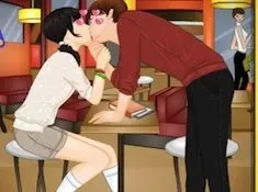 Girl Games, After School Kiss, Games-kids.com