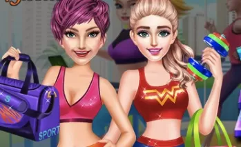 Girl Games, Ailsa and Eva Workout Buddies, Games-kids.com