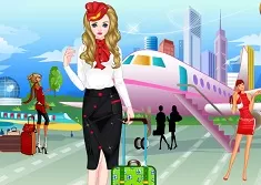 Girl Games, Air Hostess Dress Up, Games-kids.com