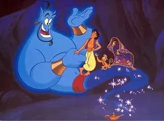 Aladdin Games, Aladdin and Genie Puzzle, Games-kids.com