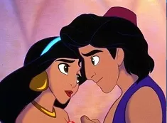 Aladdin Games, Aladdin and Jasmine Puzzle, Games-kids.com