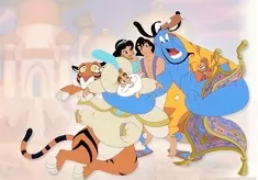 Aladdin Games, Aladdin Characters Puzzle, Games-kids.com