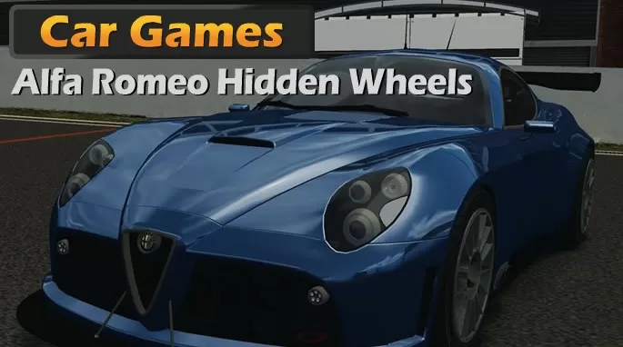 Cars Games, Alfa Romeo Hidden Wheels, Games-kids.com