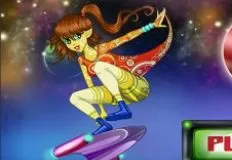 Girl Games, Alien Skateboarder Girl, Games-kids.com