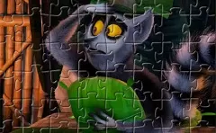 Penguins of Madagascar Games, All Hail King Julien Puzzle, Games-kids.com