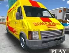 Cars Games, Ambulance Simulators Rescue Mission, Games-kids.com