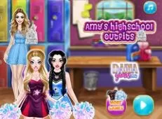 Dress Up Games, Amy Highschool Outfits, Games-kids.com