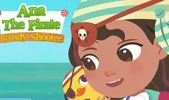 Ana the Pirate Games, Ana the Pirate Candy Shooter, Games-kids.com