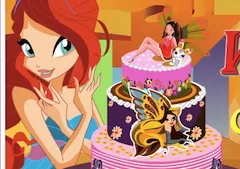 Winx Games, Angel Winx Cake, Games-kids.com