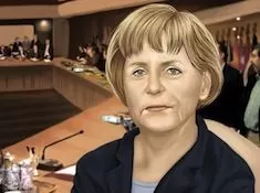 Celebrities Games, Angela Merkel Make Up, Games-kids.com