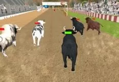 Animal Games, Angry Bull Racing, Games-kids.com