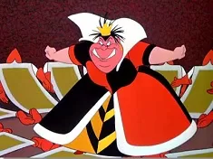 Angry Queen Of Hearts Puzzle - Alice In Wonderland Games