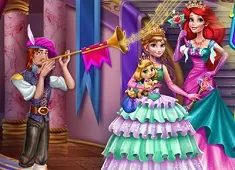 Princess Games, Anna and Ariel Princess Ball Dress Up, Games-kids.com