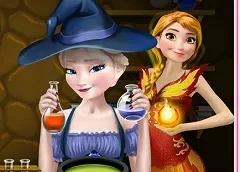 Frozen  Games,  Anna and Elsa Magic Potion, Games-kids.com