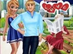 Frozen  Games, Anna And Kristoff Falling in Love, Games-kids.com