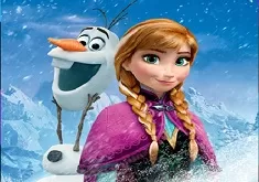 Frozen  Games, Anna and Olaf Puzzle, Games-kids.com