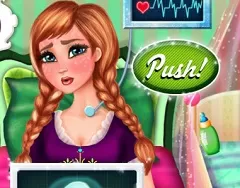 Frozen  Games, Anna Baby Birth, Games-kids.com