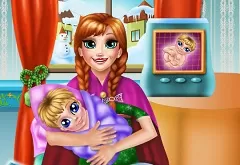 Frozen  Games, Anna Baby Birth 2, Games-kids.com