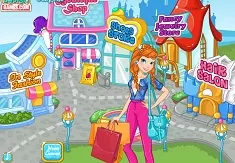 Frozen  Games, Anna Back to School Shopping, Games-kids.com