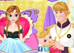 Frozen  Games, Anna Become A Mother, Games-kids.com