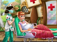 Frozen  Games, Anna Birth Care, Games-kids.com