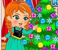 Frozen  Games, Anna Christmas Slacking, Games-kids.com
