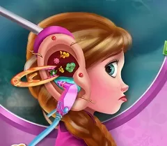 Frozen  Games, Anna Ear Injury, Games-kids.com