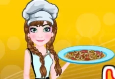 Frozen  Games, Anna Easy Pan Pizza, Games-kids.com