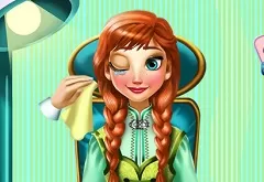 Frozen  Games, Anna Eye treatment, Games-kids.com