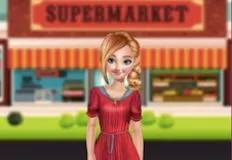 Frozen  Games, Anna Goes to Supermarket, Games-kids.com