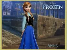 Frozen  Games, Anna in the Kingdom Puzzle, Games-kids.com