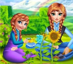 Frozen  Games, Anna Mommy Gardening, Games-kids.com