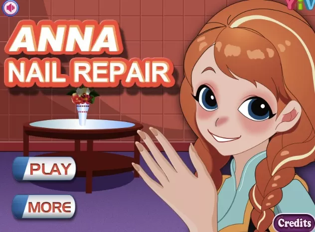 Frozen  Games, Anna Nail Repair, Games-kids.com