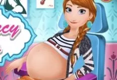 Frozen  Games, Anna Pregnancy Tattoo, Games-kids.com