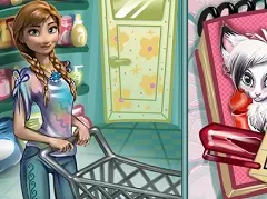 Frozen  Games,  Anna Shopping, Games-kids.com