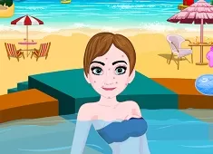 Frozen  Games, Anna Summer Beach Spa, Games-kids.com