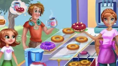 Frozen  Games, Annie Cooking Donuts, Games-kids.com