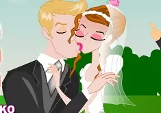 Girl Games, Annie Wedding Kissing, Games-kids.com